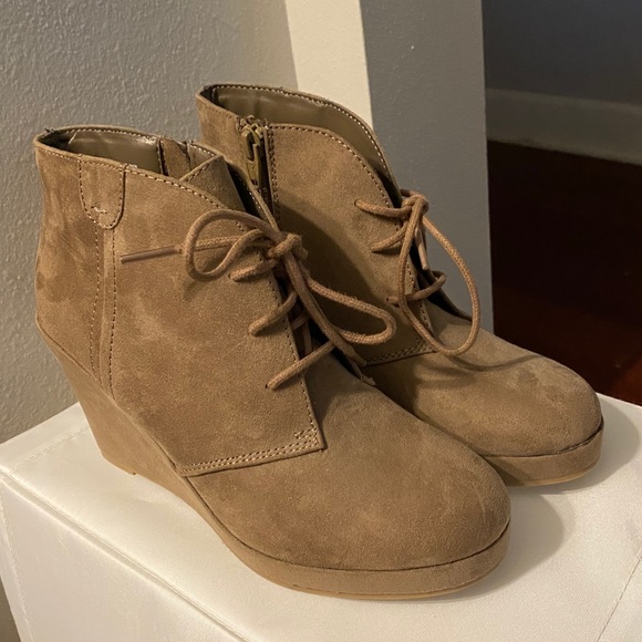 Merona Lace Up Wedges